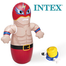 费雪（Fisher-Price）软积木。多款充气不倒翁玩具大号蜘蛛侠加厚儿童气球卡通生日礼物充气玩 紫罗兰70cm红色巨人