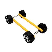 力学实验小车 科技小制作小学科学实验弹力重力风力反冲小车材料 无动力小车材料