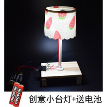 2020新款小学生科学小制作小发明手工DIY作品stem儿童科技实验材料包玩具圣诞节元旦新年礼物 创意小台灯