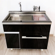 超声波水槽洗碗机多功能智能净洗机厨房一体洗碗机不锈钢水槽一体超声波清洗 标努 900宽+洗碗机+净水龙头+储物柜+刀具+菜板+沥