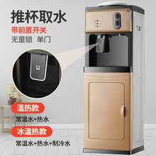 今显旗舰  饮水机立式冷热家用办公小型自动冰温热迷你智能桌面制冷开水机 金色 温热