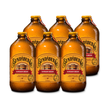 宾得宝（Bundaberg） 澳洲原装进口生姜果汁味汽水375ml瓶装抖音网红饮料进口气泡水整箱 姜汁口味375ml*6瓶