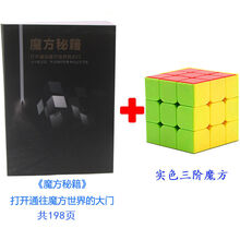 二三阶魔方书入门攻略四阶五六阶魔方秘籍异形魔方教程公式说明书 魔方秘籍+三阶魔方