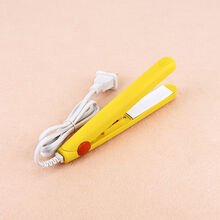 迷你电夹板女拉直发直卷两用直板夹刘海卷发棒迷小型懒人神器熨板 鸡仔黄 【套餐三】梳子+2个夹子+2个卷发筒