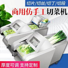 钦樽切菜机商用电动多功能食堂用蔬菜切菜机切小米椒全自动土豆切片切丝机切菜器切丁机酸菜切丝机切桑叶机 300型无机头款切菜机