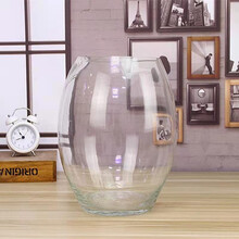 创意桌面鱼缸生态圆形玻璃鱼缸乌龟缸迷你小型造景家用水族箱灵儿宠物 30号炮 空缸无饰品