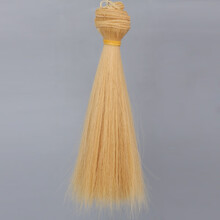 新品BJD陶瓷娃娃假发SD刘海高温丝可儿ob棉花娃多色加厚发排假毛材料 T0935 横长1米竖长15厘米