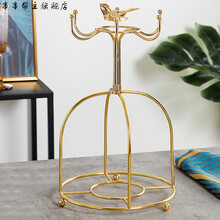 【轻奢高端】英式轻奢咖啡杯套装 轻奢咖啡杯欧式小杯碟套装家用英式下午茶具创意礼物 小鸟架