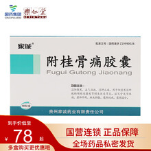 家诚 附桂骨痛胶囊 0.33g*48粒/盒 温阳散寒，益气活血，消肿止痛 3盒装（一日3次，一次4-6粒）8天量