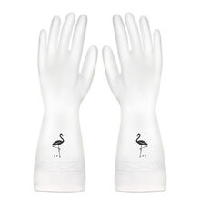 洗车抹布春夏薄款小清新洗碗洗衣清洁厨房家务女手套刷碗洗菜洗车防水劳保汽车擦车神器 5双装 火鸟 S小号