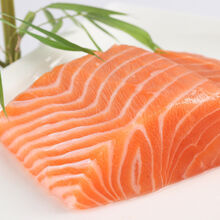 冰鲜三文鱼500g(盒装刺身海鲜) 带皮整块500克