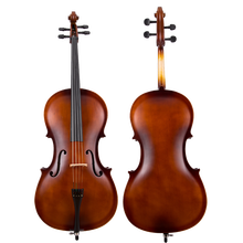 初学者成人儿童考级练习演奏大提琴经典意大利仿古厂家批发 4/4升级版哑光身高155CM以上