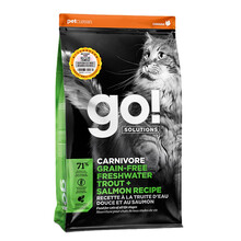 go加拿大原装进口成猫幼猫多肉无谷三种鱼全猫粮16磅