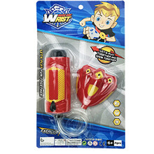 腕带手腕式小水枪王者同款后裔兰陵王玩具儿童全自动网红款喷水枪 蜘蛛侠红色 标准配置