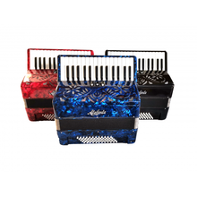 德亚特兰特贝bs 儿童成人初学演奏手风琴定制款 60贝斯款红蓝白色