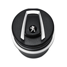 工马 车载烟灰缸创意个性带有盖夜光灯车内上通用实用多功能汽车烟灰缸 标致