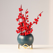 假花仿真花摆设客厅装饰摆件过年插花桌面绿植盆栽花艺用品 黑色