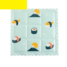 冰垫坐垫屁股宿舍风夏天降温家用学生可爱汽车坐垫夏季水垫。 富士山【九宫格 免注水】