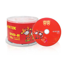 铼德RITEK 原装行货 DVD光盘 4.7G 空白光盘 e时代 50片装 dvd刻录盘 碟片 铼德婚庆DVD