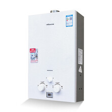 万和家用燃气热水器6/8升10L直强排免低水压天然气液化气煤气洗澡kedi 7升电池款直排-铜-带显示+安装 天然气