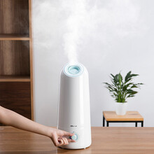 小熊（Bear）空气加湿器卧室香薰机静音除菌水箱办公室落地加湿气5L缺水保护加湿机JSQ-C50U2 JSQ-C50U2