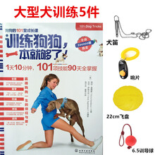 训狗教程驯犬师训狗工具拉布拉多金毛边牧泰迪训练用品 训犬套装 大型犬5件套