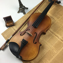 杉贝 SHANBEI 小提琴初学者儿童成人学生练习入门演奏全手工实木级中提琴抖音同款 仿古哑光+全套 4/4【12岁以上】