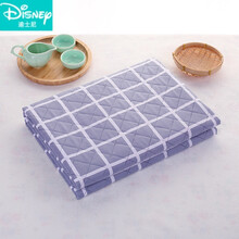 新品迪士尼（Disney）老年人隔尿垫防水可洗大号透气成人月经姨妈垫孕产妇床上护理垫 银灰格【夹棉】 80x120cm