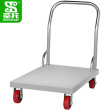 圣托（Shentop）不锈钢手推车商用 酒店饭店厨房平板推车 加厚超大承重移动搬运车 STTA-BA800