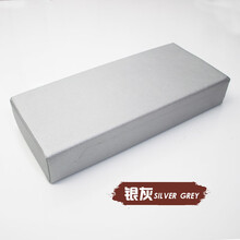 PU皮革枕头海绵枕芯护颈枕凉枕午睡头枕医院美容院防水枕头 银灰