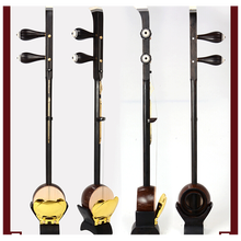 曲漾 豫剧板胡紫檀木板胡紫檀盘龙黑檀盘龙演奏板胡多款可选 黑檀平头皮盒