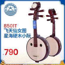 依之木 北京星海8501T小阮硬木飞天仙女图小阮民族乐器演奏 圆孔