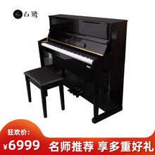 Amoy白鹭数码钢琴 智能 88键重锤 BaiLu电钢琴 儿童成人 初学者专业演奏 家庭娱乐院校教学 G500立式数码钢琴+黑色