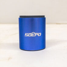 SOEPO松坡哑鼓仿真迷你小哑鼓打击板精准打击练习可直接安装架子鼓镲架上 【新款】松坡小哑鼓 蓝色