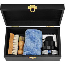 皮鞋保养套装 鞋油套装擦皮鞋保养护理套装真皮保养擦鞋神器黑色无色棕色皮鞋油 黑色鞋油套装