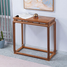 寻古红木家具非洲鸡翅木（学名：非洲崖豆木）条案供桌实木玄关桌新中式佛台香案端景台 长81*宽36*高80cm