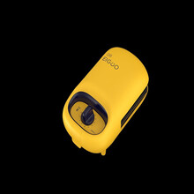 美的（Midea）捣蛋鬼系列 家用多功能煎烤机 华夫饼三明治双面加热烤面包早餐煎蛋煎饼 JK1312P201Y 黄色