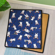 Marvelous Dog狗狗凉席猫凉垫双面狗垫子耐咬清洗夏季降温窝垫宠物猫咪两用冰垫 两用【蓝色猫咪款】 L-大型【60*50】30斤内宠物用