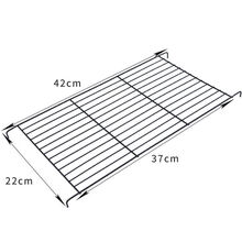 猫笼子平台配件分层板加固猫笼平台爬梯猫笼分离隔板宠物用品定制 平台42*22（厘米） 炫酷黑色