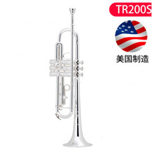 巴哈Bach降B调小号乐器TR200S镀银品质定制款 美国原装 镀银 TR200S