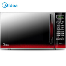 美的（Midea） 微波炉家用20升快捷微电脑操控平板式加热 智能蒸煮菜单