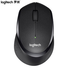 罗技（Logitech）M330 鼠标 无线鼠标 办公鼠标 右手鼠标 黑色 带无线2.4G接收器