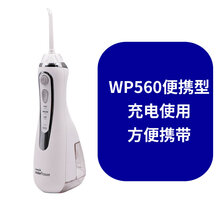 欧莱茵美国Waterpik水牙线洁碧冲牙器家用WP660电动洗牙结石WP560便携式 WP560(便携款)白色 带保修