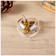 曲漾 发条音乐盒八音盒天空之城创意儿童生日礼物女生女友女孩小礼物 爱心( 天空之城)