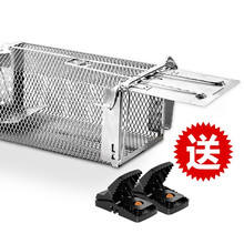 大灰狼 捕鼠笼老鼠笼老鼠夹家用捕鼠灭鼠神器单门