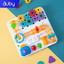 澳贝（AUBY）儿童玩具男孩女孩STEM操作轨道机关拼插生活早教玩教具STEM板忙碌板461604B
