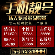 中国移动  手机靓号豹子号手机号码卡靓号全国号段手机卡顺子号电话卡情侣号188号段199号段任性选 七连号定制2000