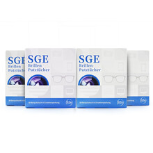 可茵慈德国原装进口一次性眼镜湿巾 镜头屏幕清洁纸 手机屏幕便携消毒清洁纸 一次性眼镜布 速干型 四盒