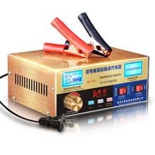 速彩 大功率智能汽车电瓶充电器12V24V伏小轿车大货车农用车摩托车脉冲修复蓄电池纯铜充电机 土豪金 X3