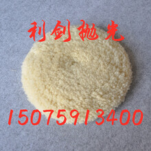 定制5寸6寸7寸汽车打蜡自粘毛线轮漆面玻璃大理石抛光羊毛抛光球 白色单面7寸 特殊工艺
